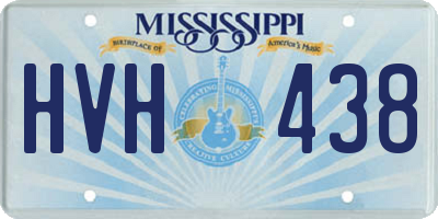 MS license plate HVH438