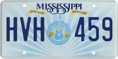MS license plate HVH459