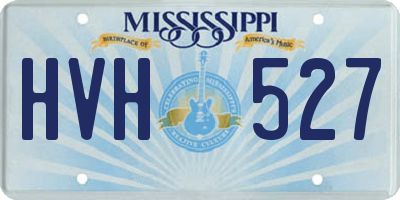 MS license plate HVH527