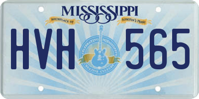 MS license plate HVH565