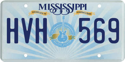 MS license plate HVH569