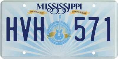 MS license plate HVH571