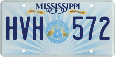 MS license plate HVH572