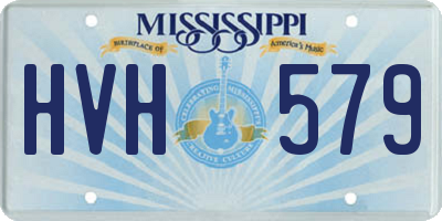 MS license plate HVH579
