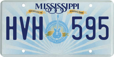 MS license plate HVH595