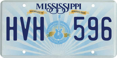 MS license plate HVH596