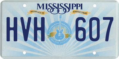 MS license plate HVH607