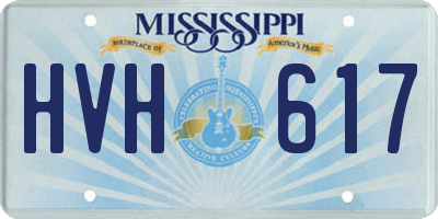 MS license plate HVH617