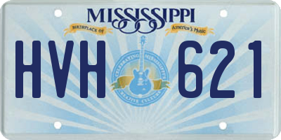 MS license plate HVH621