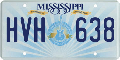 MS license plate HVH638