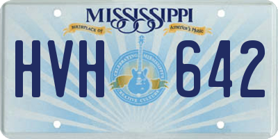 MS license plate HVH642