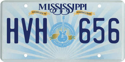 MS license plate HVH656