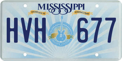 MS license plate HVH677
