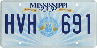 MS license plate HVH691