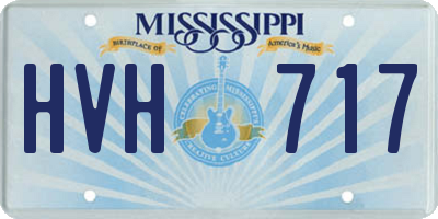 MS license plate HVH717