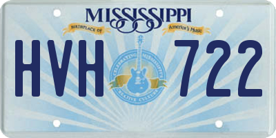 MS license plate HVH722