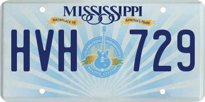 MS license plate HVH729