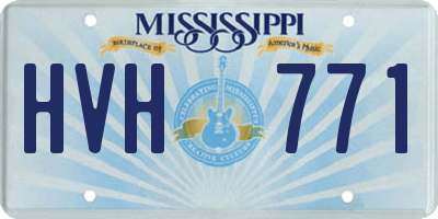 MS license plate HVH771