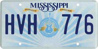 MS license plate HVH776
