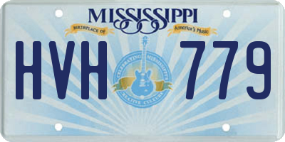 MS license plate HVH779