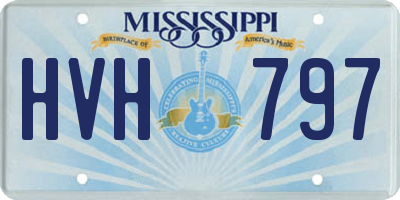 MS license plate HVH797