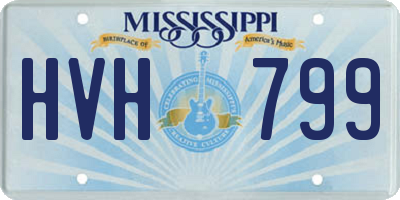 MS license plate HVH799