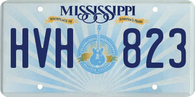 MS license plate HVH823