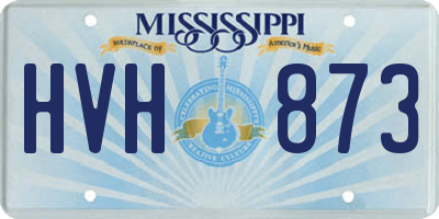 MS license plate HVH873