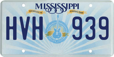 MS license plate HVH939