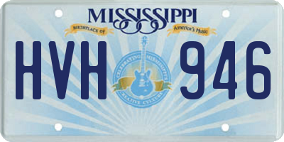 MS license plate HVH946