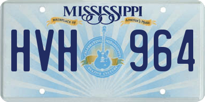 MS license plate HVH964