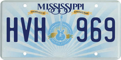 MS license plate HVH969