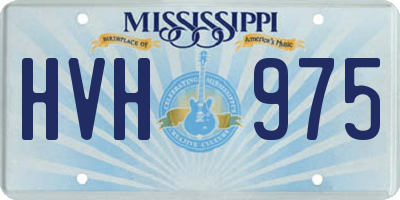 MS license plate HVH975