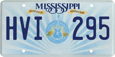 MS license plate HVI295