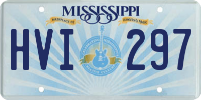 MS license plate HVI297