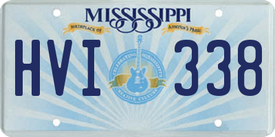 MS license plate HVI338