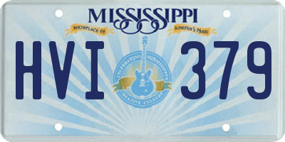 MS license plate HVI379
