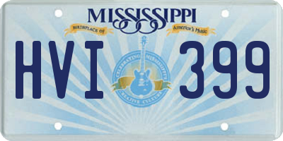 MS license plate HVI399