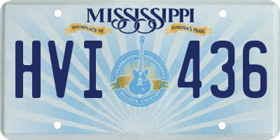 MS license plate HVI436