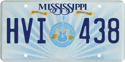 MS license plate HVI438