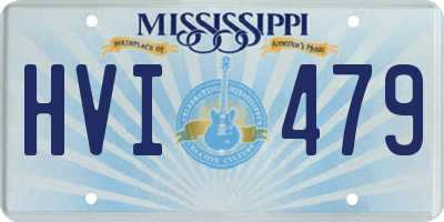 MS license plate HVI479