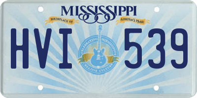 MS license plate HVI539