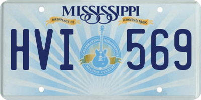 MS license plate HVI569