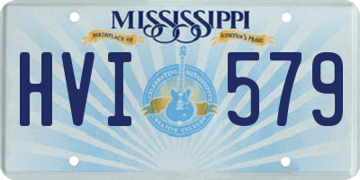 MS license plate HVI579