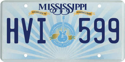 MS license plate HVI599
