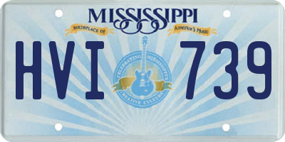 MS license plate HVI739