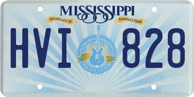 MS license plate HVI828