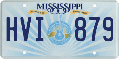 MS license plate HVI879