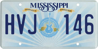 MS license plate HVJ146