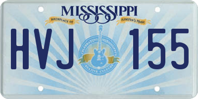 MS license plate HVJ155
